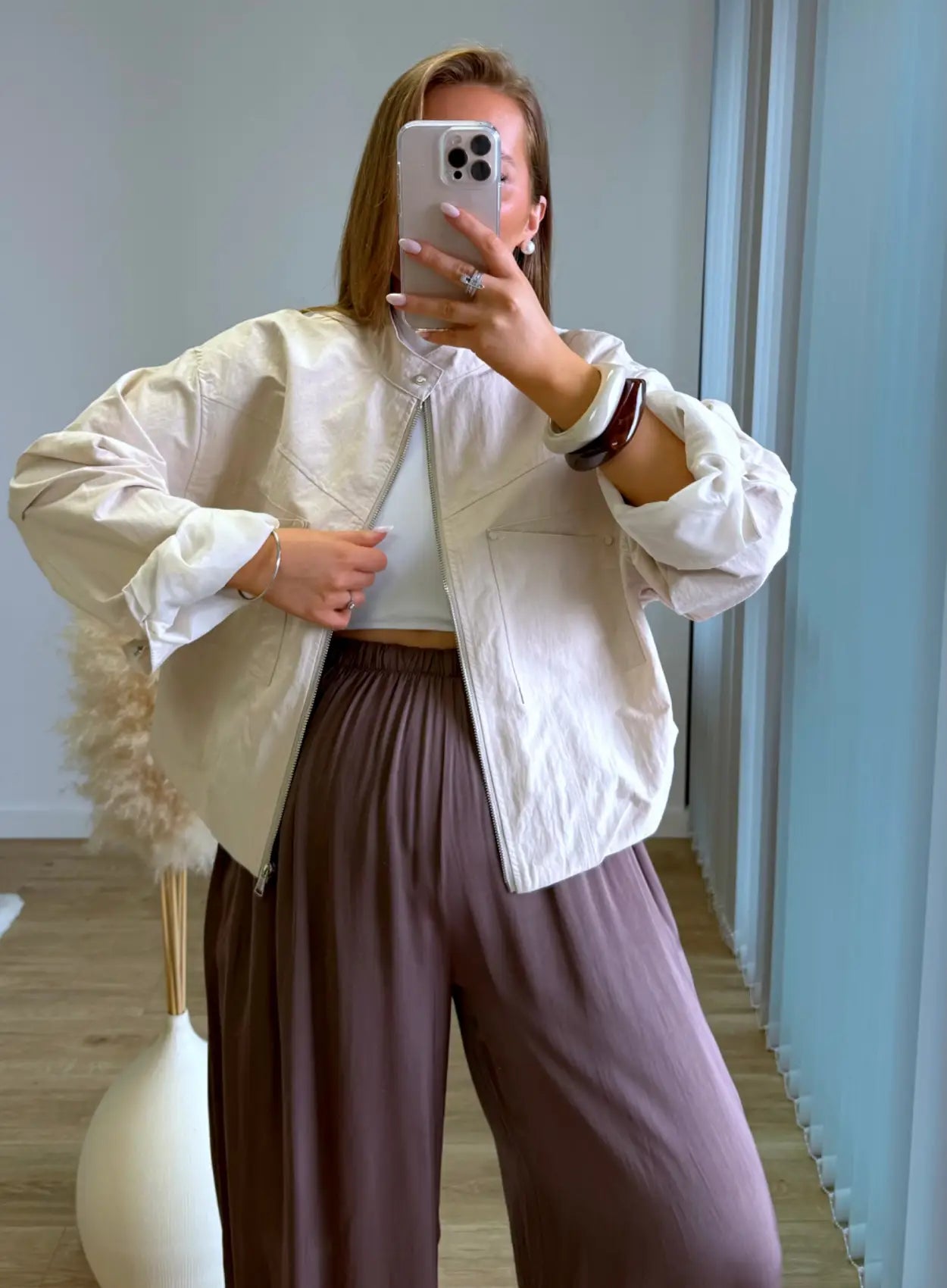 Pantalon-de-grossesse-coupe-ballon-marron