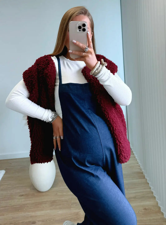 gilet-de-grossesse-en-moumoute-burgundy-sans-manches