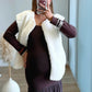 robe-longue-de-grossesse-côtelée-marron-chocolat