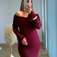 Robe-longue-de-grossesse-col-bardot-burgundy
