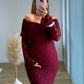 Robe-longue-de-grossesse-col-bardot-burgundy
