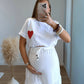 Tee-shirt-de-grossesse-oversize-à-motifs
