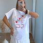 Tee-shirt-de-grossesse-oversize-à-motifs