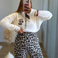 AUTUMN - Pantalon de grossesse motif léopard en coton