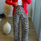 AUTUMN - Pantalon de grossesse motif léopard en coton