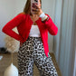AUTUMN - Pantalon de grossesse motif léopard en coton