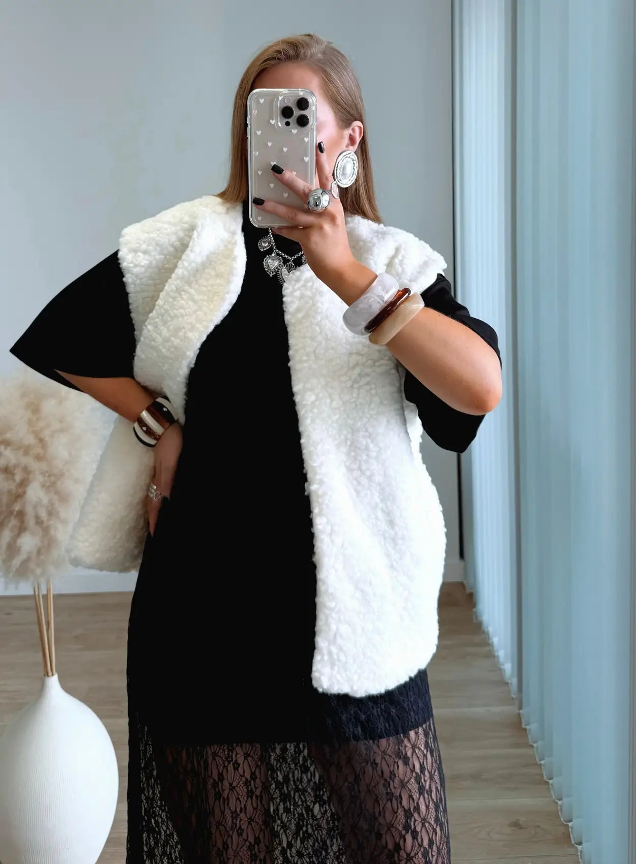 teeshirt-de-grossesse-premium-oversize-noir