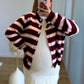 Robe-de-grossesse-crème-élégante-à-franges