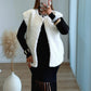 robe-longue-de-grossesse-noire-côtelée-avec-franges