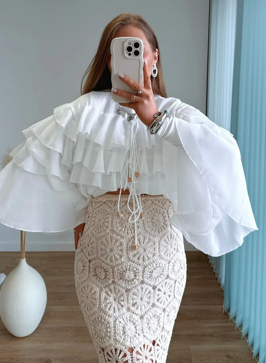 jupe-longue-de-grossesse-en-crochet-beige