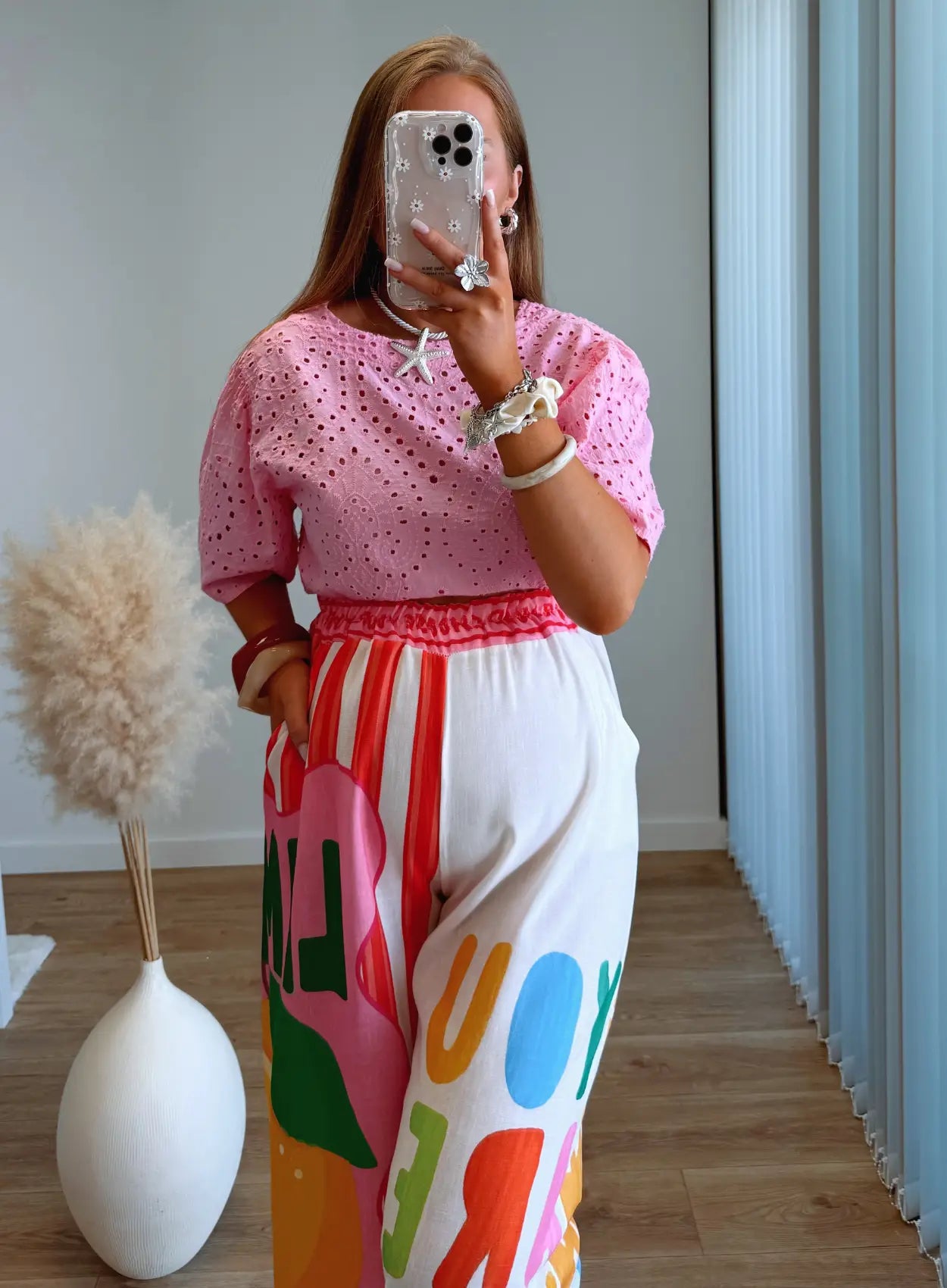 pantalon-de-grossesse-à-motifs-colorés