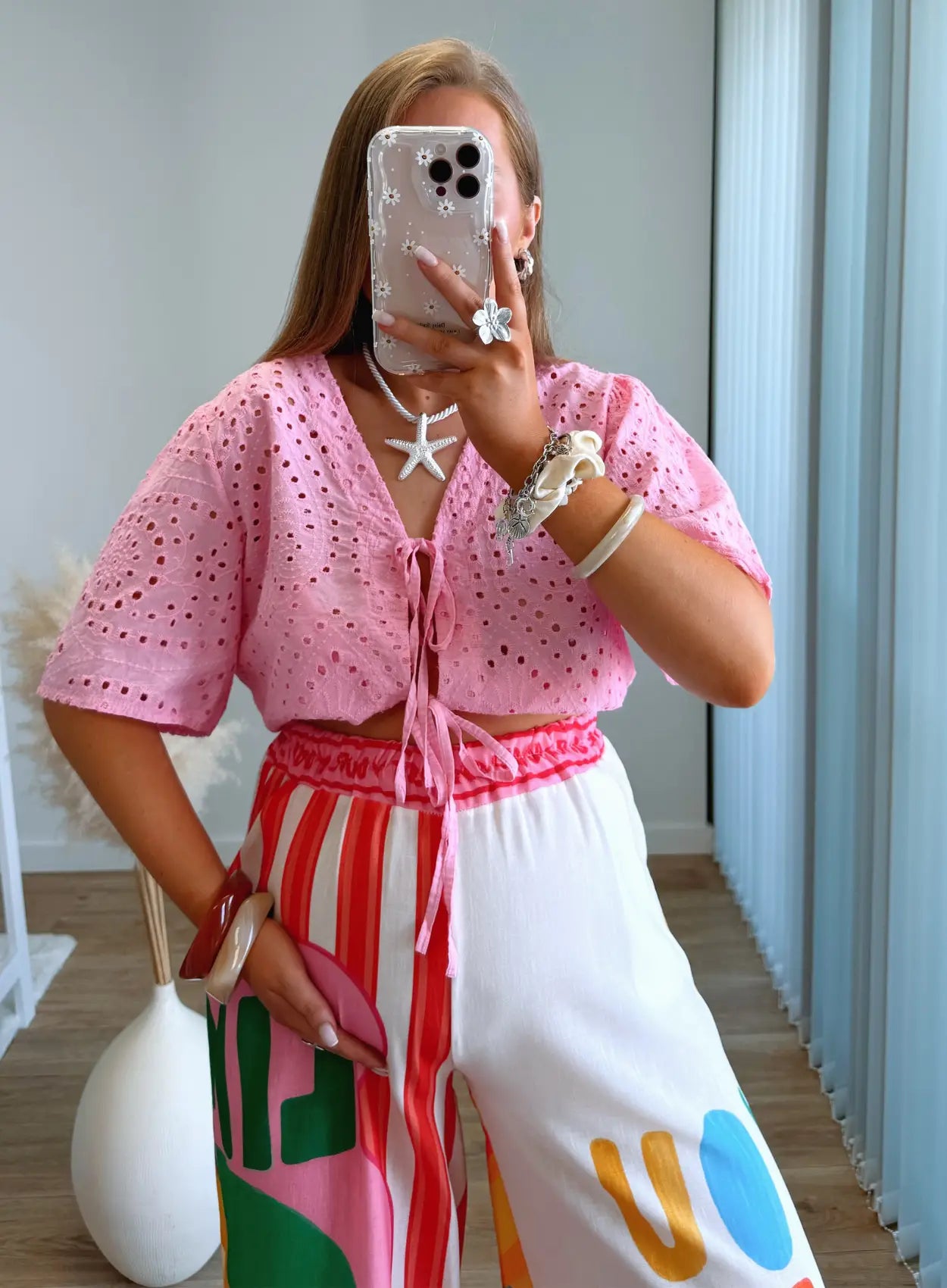 pantalon-de-grossesse-à-motifs-colorés