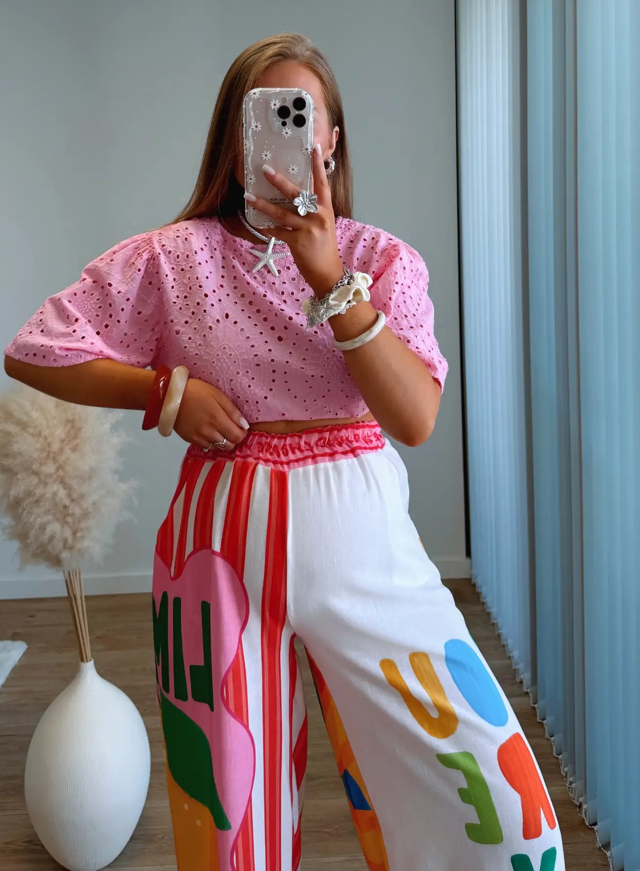 pantalon-de-grossesse-à-motifs-colorés