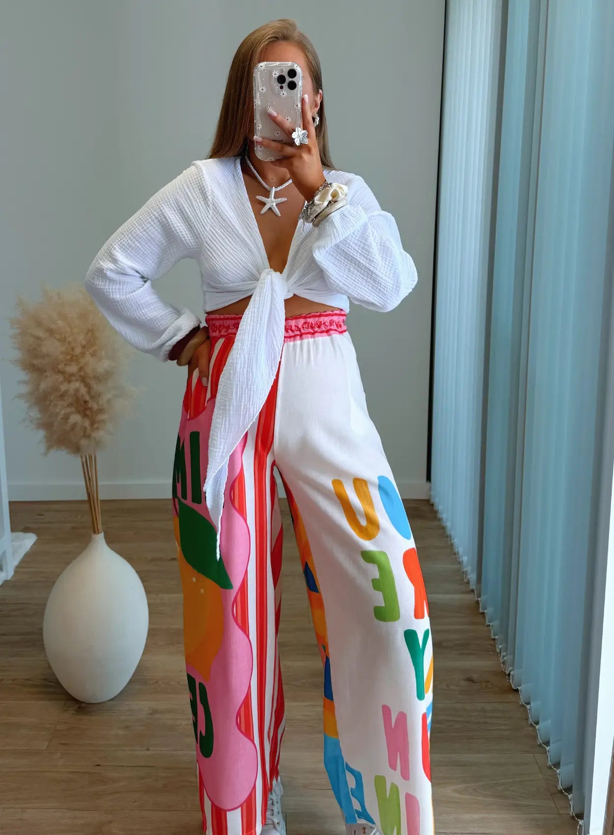 pantalon-de-grossesse-à-motifs-colorés