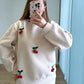 pull-allaitement-zips-invisibles-super-doux-avec-cerises-en-crochet