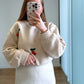 pull-allaitement-zips-invisibles-super-doux-avec-cerises-en-crochet