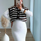 pull-gilet-sans-manches-à-rayures-blanches-et-marron