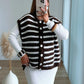 pull-gilet-sans-manches-à-rayures-blanches-et-marron