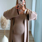 ensemble-de-grossesse-taupe-robe-bustier-et-gilet