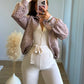 BAMBI - Veste bomber de grossesse à pois