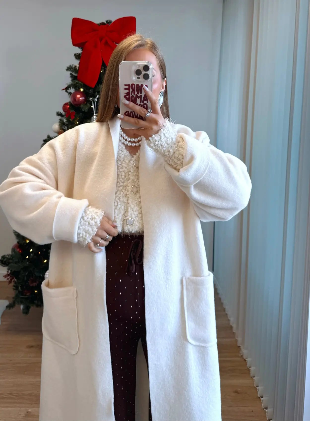 Pull-/-gilet-court-de-grossesse-en-maille