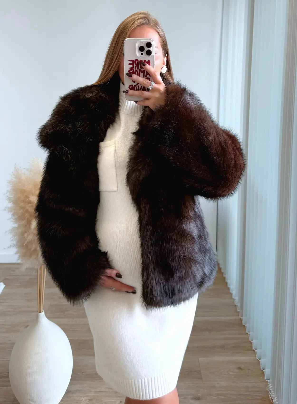 Robe-pull-de-grossesse-douceur-extrème-crème