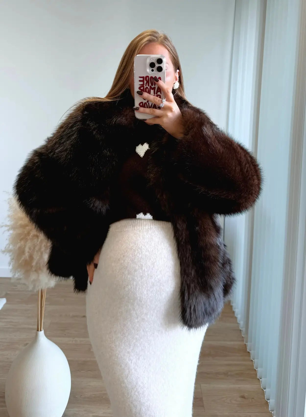 Jupe-de-grossesse-en-maille-beige