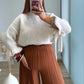 pantalon-de-grossesse-plissé-taupe