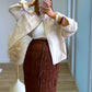 Ensemble-de-grossesse-gauffree-top-et-jupe-marron
