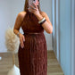 Ensemble-de-grossesse-gauffree-top-et-jupe-marron