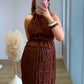 Ensemble-de-grossesse-gauffree-top-et-jupe-marron