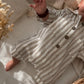 vetement-bebe-ensemble-à-rayures-beige-pour-bébé