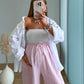 pantalon-de-grossesse-en-lin-à-rayures-roses-et-blanches
