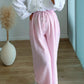 pantalon-de-grossesse-en-lin-à-rayures-roses-et-blanches