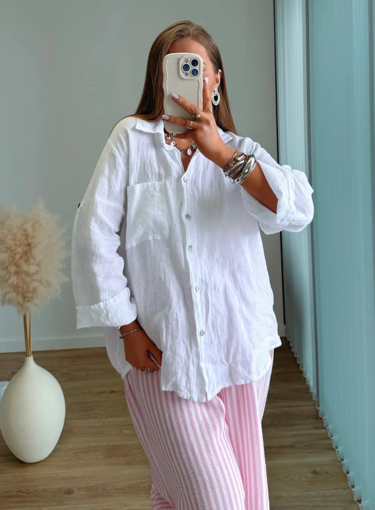 chemise-de-grossesse-en-100%-lin-blanche