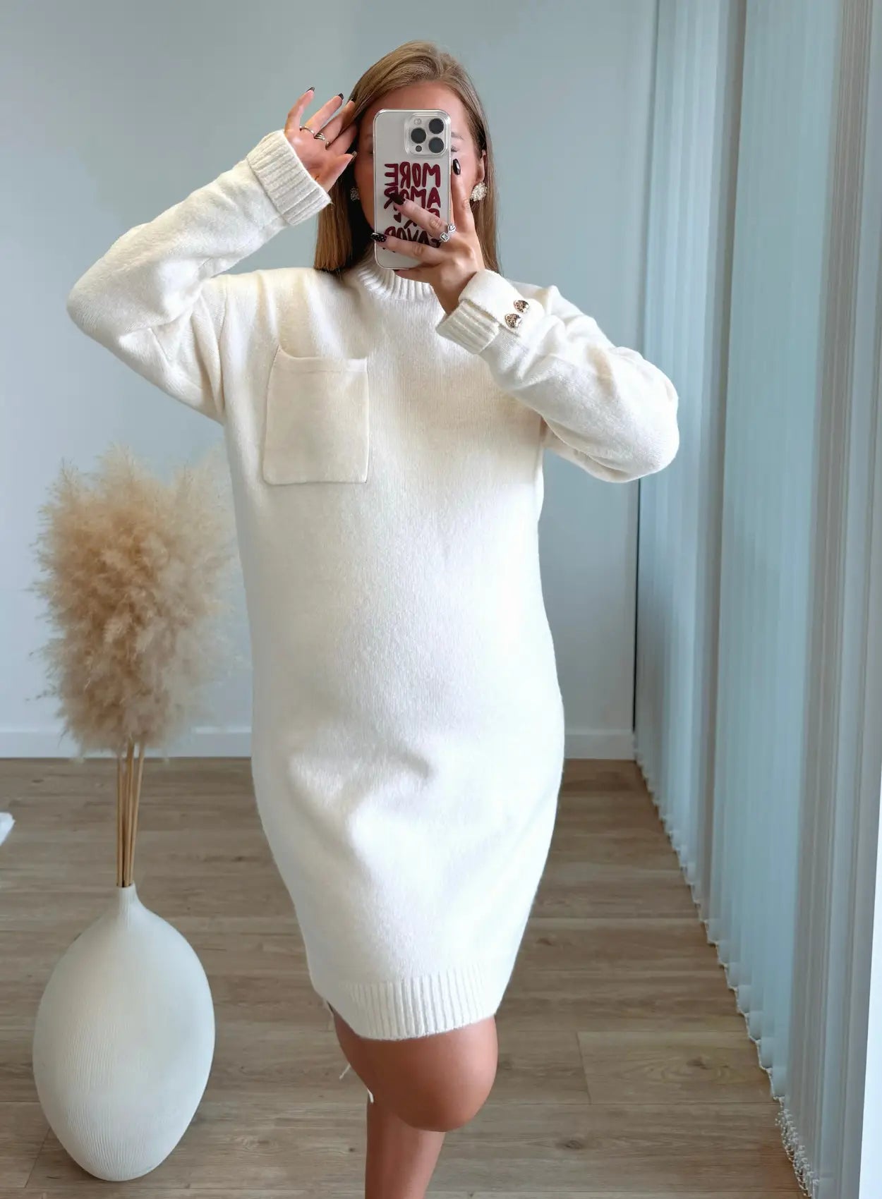 Robe-pull-de-grossesse-douceur-extrème-crème