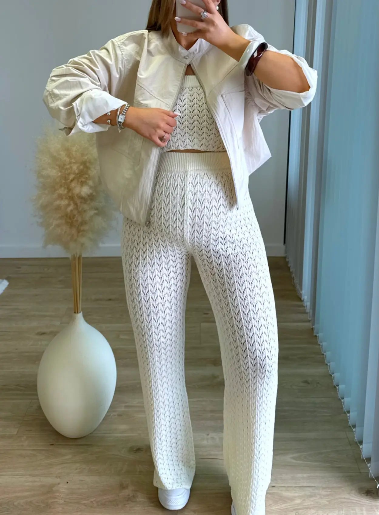 Pantalon-de-grossesse-en-crochet-crème 