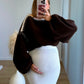 Pull-de-grossesse-en-maille-chocolat