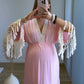 Robe-longue-de-grossesse-bohème-rose