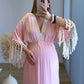 Robe-longue-de-grossesse-bohème-rose