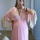 Robe-longue-de-grossesse-bohème-rose