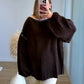 Pull-de-grossesse-en-maille-chocolat