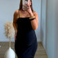 robe-longue-noire-de-grossesse-à-bretelles-moulante