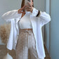 Pantalon-de-grossesse-fluide-à-pois-beige