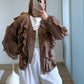 Blouse-allaitement-à-volants-chocolat