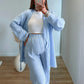 ensemble-de-grossesse-kimono-en-lin-à-rayures-blanches-et-bleues
