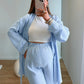 ensemble-de-grossesse-kimono-en-lin-à-rayures-blanches-et-bleues