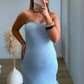 robe-courte-de-grossesse-bustier-bleu-avec-volants-blanc