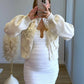 Robe-bustier-longue-de-grossesse-en-maille-et-dentelle