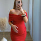 Robe-longue-de-grossesse-cérémonie-rouge